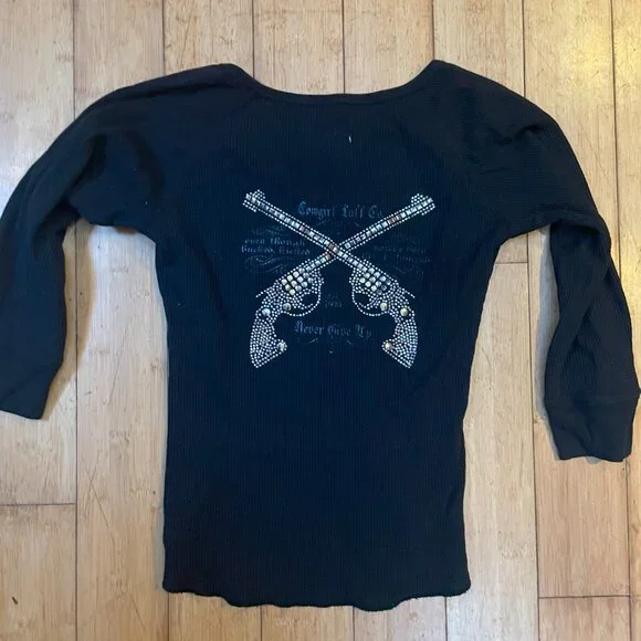 Cowgirl Tuff Co. henley - Picture 2 of 4